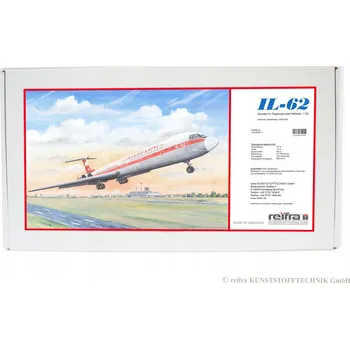 Plastikový model IL-62 IŁ-62 Plasticart / Reifra, měřítko 1/100