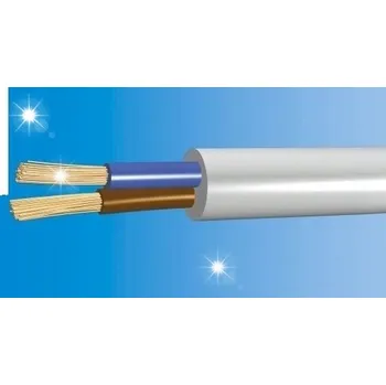 elektrický kabel Elektrický Instalační Kabel OMY 100m Kulatý 2x0,75mm H03VV-F