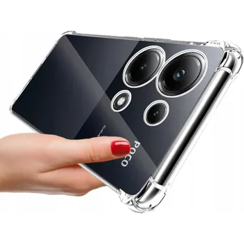 Pouzdro na mobilní telefon Zadní Kryt B24 pro Xiaomi Redmi Note 13 Pro 4G, průhledný