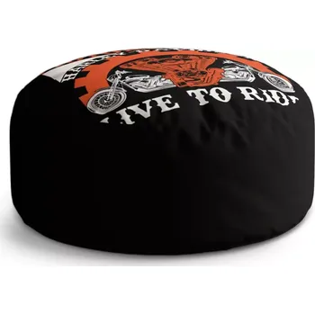 Taburet Sablio Taburet Circle Harley-Davidson Live to ride: 38x48 cm