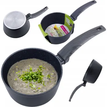 Hrnec RENDLÍK 16 cm Hliníkový HRNEC MRAMOROVÝ PLYN INDUKCE KAMILLE