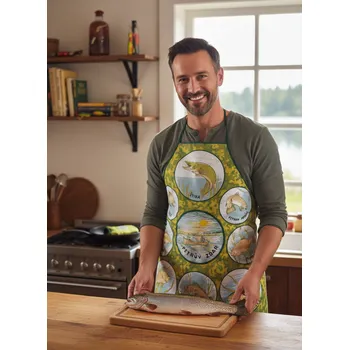 Kuchyňská zástěra Zástěra nebo chňapka - Ryby