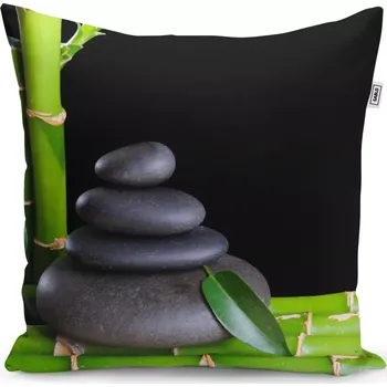 Polštář Sablio Polštář Bambus a kameny - 60x60 cm