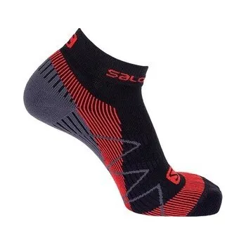 Pánské termoprádlo ponožky Salomon Speedcross warm black/matador-x - Velikost: M