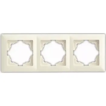 Visage Ivory trojrámeček, béžový