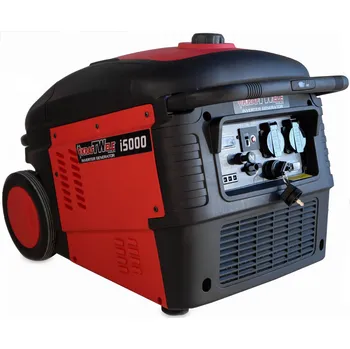 Elektrocentrála Jednofázová přenosná elektrocentrála KrafTWele 4000 W benzínová