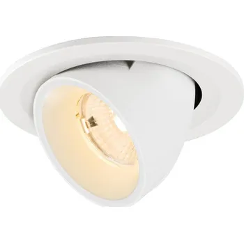 Bodové svítidlo SLV - BIG WHITE NUMINOS® GIMBLE S Stropní vestavné svítidlo, 2700 K, 55°, IP20, kulaté, bílé - BIG WHITE (SLV) LA 1009395