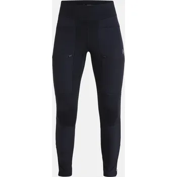 Dámské legíny LEGÍNY PEAK PERFORMANCE W VISLIGHT TRACK TIGHTS BLACK