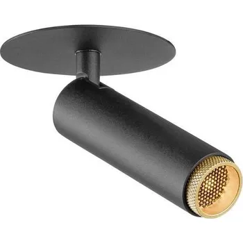 Bodové svítidlo SLV - BIG WHITE GRIP! S Stropní vestavné svítidlo, PHASE, 2700 K, 29°, IP20, válcové, černé / zlaté - BIG WHITE (SLV) LA 1009054