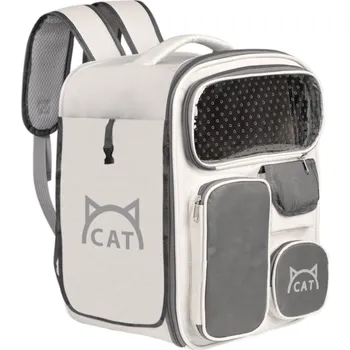 přepravka pro zvíře Furrever Friends plast Batoh přepravka pro psy bílý univerzální 31 cm x 42 cm x 27 cm