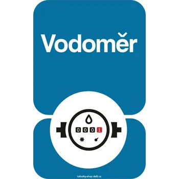 Informační tabulka Tabulka / cedulka - Vodoměr