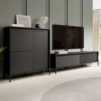 Obývací stěna Obývací stěna SENSO F | 2 díly | 291 cm | černá