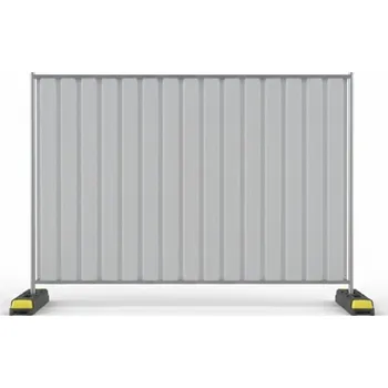 Plot Mobilní plotový panel B2 pozinkovaný | 2300 × 2000 mm | plechová výplň