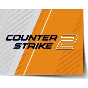 Plakát Sablio Plakát Counter Strike 2 Oranžová - 120x80 cm