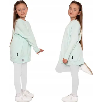 Dívčí legíny MAZE DĚTSKÉ BAVLNĚNÉ LEGÍNY DLOUHÉ BÍLÉ 104