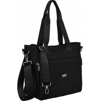 Kabelka Peterson shopper kabelka nylonová černá