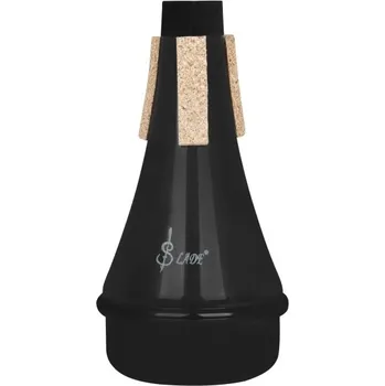 Klasická kytara SLADE tlumič trumpety Černý hliníkový tlumicí nástavec s měkkým rozhraním Pro začátečníky Univerzální tlumivka pro trubku s tichým čistým zvukem