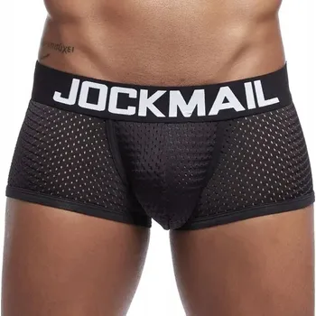 Pánské spodní prádlo Pánské Sexy Síťované Boxerky JOCKMAIL - XL
