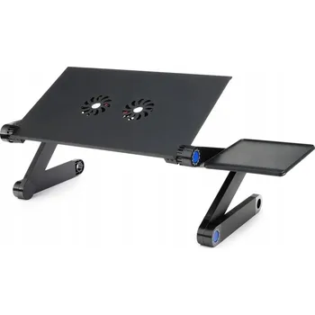 Podstavec pod notebook univerzální, nastavitelný s chlazením YL-803, černý