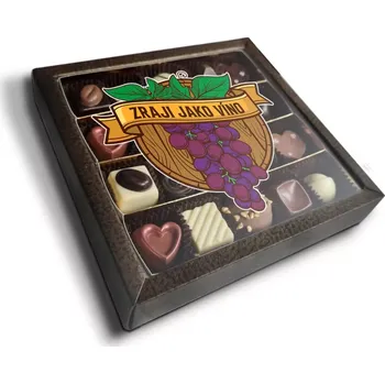 Bonboniéra Sablio Pralinky Zraji jako víno - 20 ks pralinek