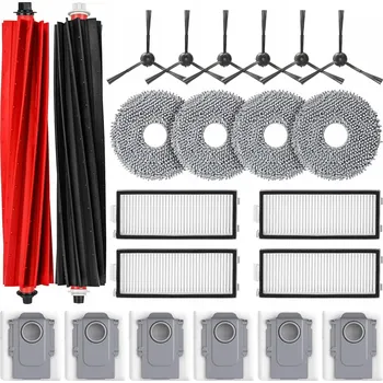 Robotický vysavač Sada pro RoboRock Qrevo Master/Qrevo Slim FILTR Kartáče Mop Příslušenství