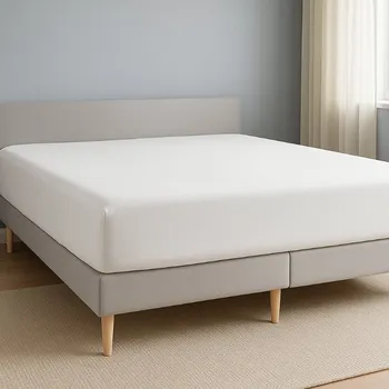 Napínací bavlněné jersey prostěradlo 160x200 bílé