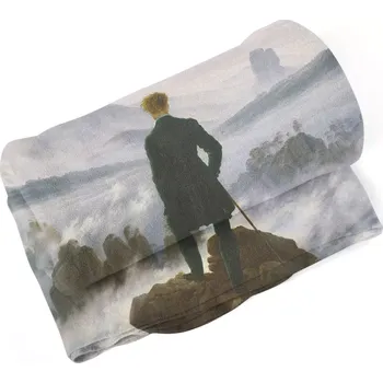 deka Sablio Deka Poutník nad mořem mlhy - Caspar David Friedrich - 150x120 cm
