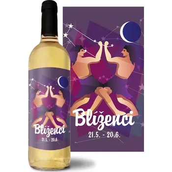 Víno Sablio Bílé víno Blíženci: 0,75 l