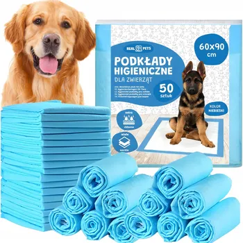 Vrták HYGIENICKÉ PODLOŽKY absorpční PODLOŽKY PRO PSY SILNÉ učení se čůrat 90x60 100 Ks