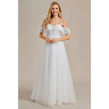 Dámské šaty EVER PRETTY Svatební Šaty GIANNA bílé Barva: Bílá, Velikost: 40