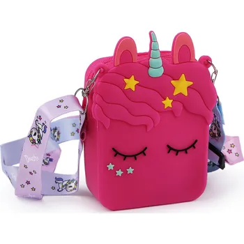 Dětský batoh Dětská kabelka / pouzdro jednorožec, střední, 2 pink