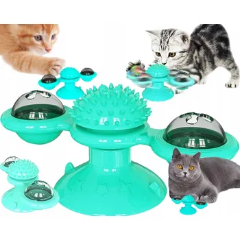 Hračka pro kočku Hračka pamlsek pro kočky SATIS . Otočná Hračka pro kočky přísavka .