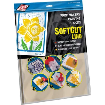 Forma na odlévání Lino Softcut 420 x 300 x 3 mm, 2 ks