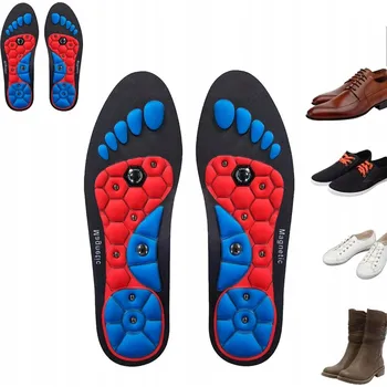 Vložka do bot MAGNETICKÉ MASÁŽNÍ VLOŽKY S AKUPRESUROU VEL. 40-43 DO BOT TERAPEUTICKÉ MAGNETY