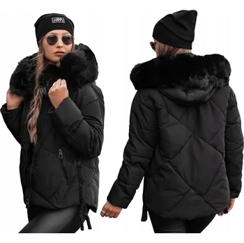 DStreet dámská prošívaná bunda s kapucí TY4726 velikost S