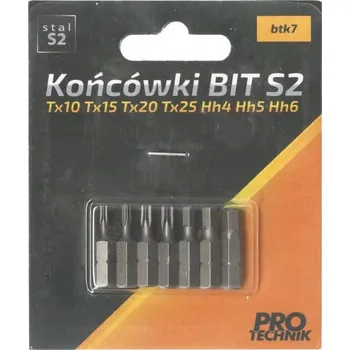 Bit BIT S2: TX10 TX15 TX20 TX25 TH4 TH5 TH6 - Sada bitů