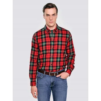 Big Star pánská košile ležérní dlouhý rukáv regular bavlna velikost XL