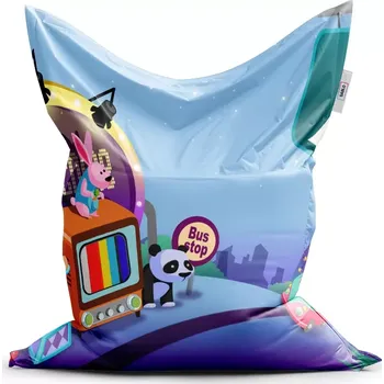 Sedací pytel Sablio Sedací vak Classic Bus stop - 150x100 cm