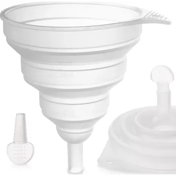 Cedník a síto Nálevka se špuntem KEMP pr. 12 cm