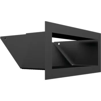 Krátká větrací mřížka Kratki černá