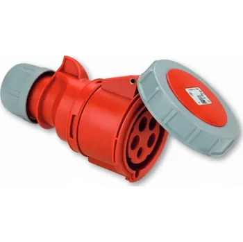 Elektrická zásuvka Elektrická Zásuvka hermetická Pce červená