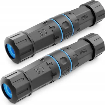 Bezpečnostní kamera SPOJKA PRO PŘIPOJENÍ SUDU RJ45 KAT.6A VODOTĚSNÁ IP68 3ks ZREE