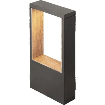 Venkovní osvětlení SLV - BIG WHITE FLATT II 36 volně stojící svítidlo, PHASE, 2700 K, IP65, čtvercové, antracit / hnědá - BIG WHITE (SLV) LA 1010103