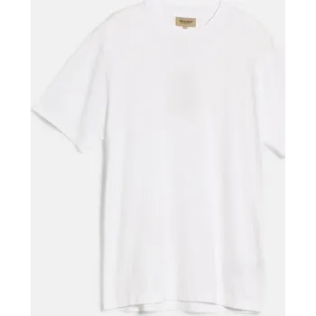 Pánské tričko TRIČKO WOOLRICH PREMIUM JERSEY LOGO T-SHIRT BRIGHT WHITE