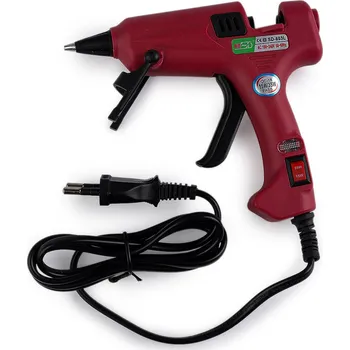 Tavná pistole Tavná pistole na lepidlo Ø7 mm s regulací teploty 15W / 35W, barva červená