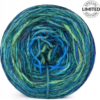 Příze KOKONKI Pagliaccio LIGHT 064389 / paví pero / ~350 m