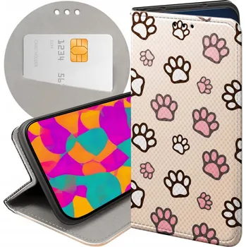 Pouzdro na mobilní telefon Pouzdro s klopou Hello Case pro Samsung Galaxy A14 5G béžové