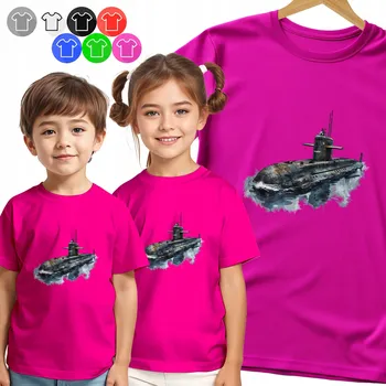 Chlapecké tričko DĚTSKÉ TRIČKO T-SHIRT - VLK PORTRÉT NEON PRO CHLAPCE - 3XS