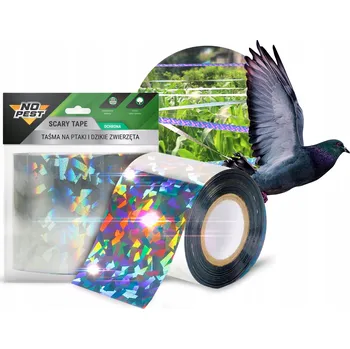 Odpuzovač zvířat Odpuzovač ptáků No-Pest - reflexní páska proti ptákům, 50 m