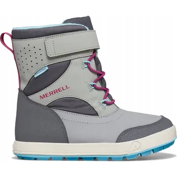 Dívčí sněhule Dětské sněhule Merrell Snow Storm 3.0 Wtrpf grey/turq vel. 31 EU